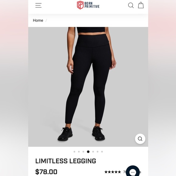 Born Primitive Black Limitless Legging Size M - Picture 1 of 5